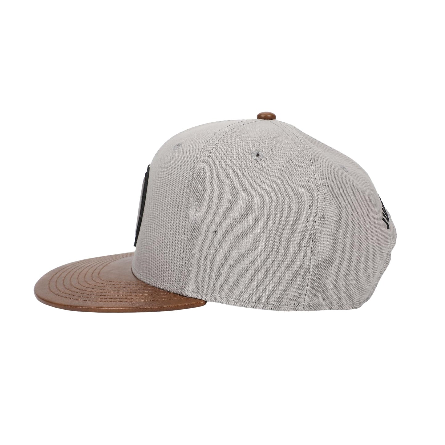 Bioworld Jurassic Park Logo Woven Patch White Snapback Hat