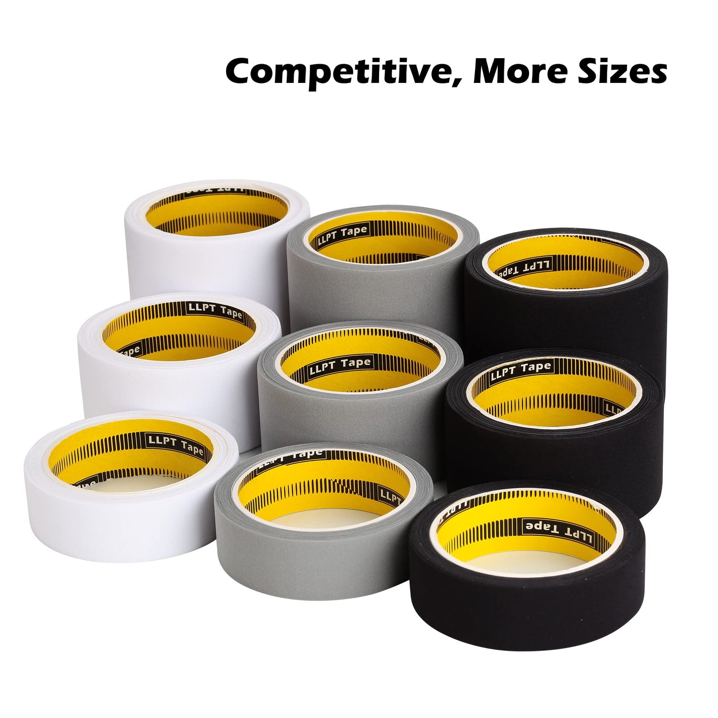LLPT Iron On Repair Tape Black 1.2" x 16.5 Ft