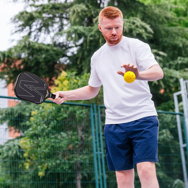 Wingzix Pickleball Set of 4 – T700 Carbon Fiber Pickleball Paddles/Pickleball Racket – 16mm Honeycomb Core, Lightweight – 4 Balls, Carry Bag & Accessories – Premium Gift Set