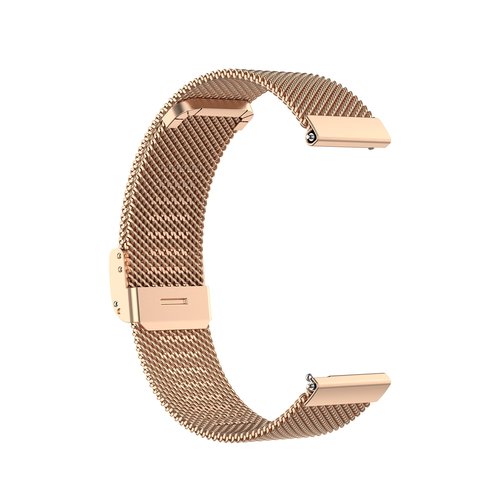 FoundEast Compatible with Yoever Smart Watch Band, Stainless Steel Loop Strap Replacement for Yoever IDW19/Yoever IDW28/Yoever IDW20 (Rose Gold)