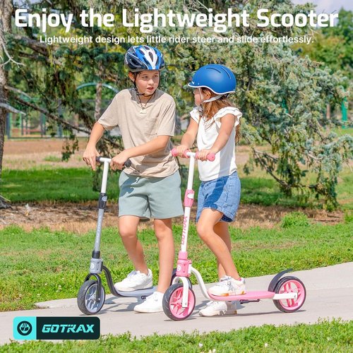 Gotrax KS8 Kick Scooter for Kids 5+ | Large 8" Wheels, Adjustable Handlebar & Sturdy Deck