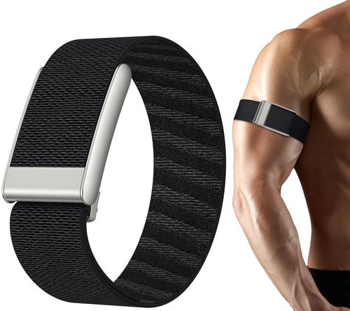 omee Nylon Sport Band Compatible with Whoop 5.0 Bicep Bands One, Peak and Life, Breathable Nylon Adjustable Waterproof Replacement Wristbands Straps for Whoop Band 5.0 – Not Compatible with Gen 4