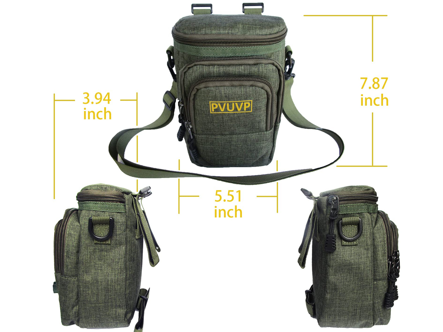 PVUVP Multifunctional 2.8L Bike Bag - Waterproof Front Bag for Road Bikes, Commuting, Outdoor, Travel & Camping