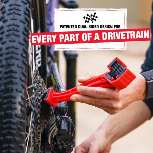 Finish Line Speed Bike Degreaser 54-Ounce and Grunge Brush Chain Cleaning Tool Bundle
