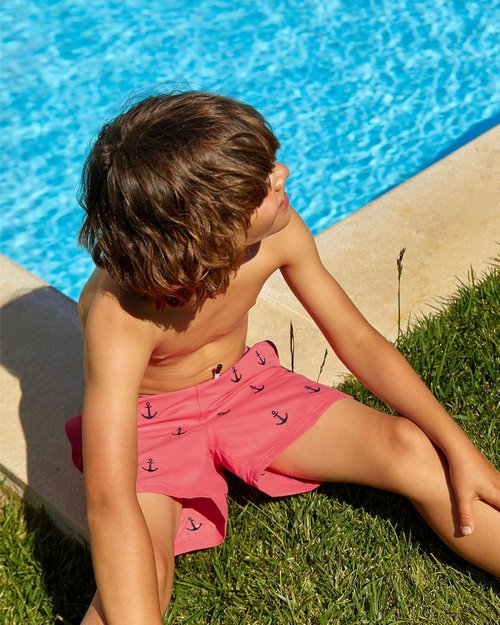 Maamgic Boys Swim Trunks - Stylish Toddler Bathing Suit Shorts for Little Boys | Comfortable Fit