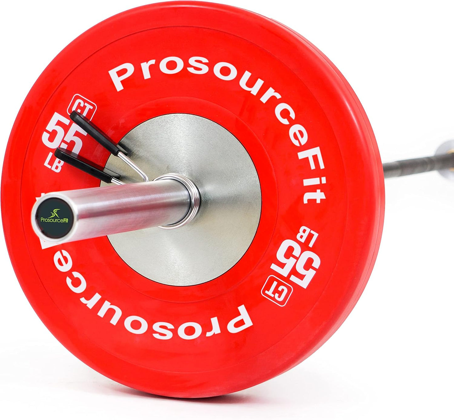 ProsourceFit Olympic Barbell Spring Clip Collars - 2-Inch Pair with Easy-Grip Handles for Weightlifting | Powerlifting