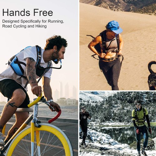 Mothybot Hydration Backpack Pack, Water Backpack 20L Capacities Included 2L Hydration Bladder, Festival Essential - Rave Hydration Pack Hydropack Hydro for Hiking, Running, Biking, Festival Gear