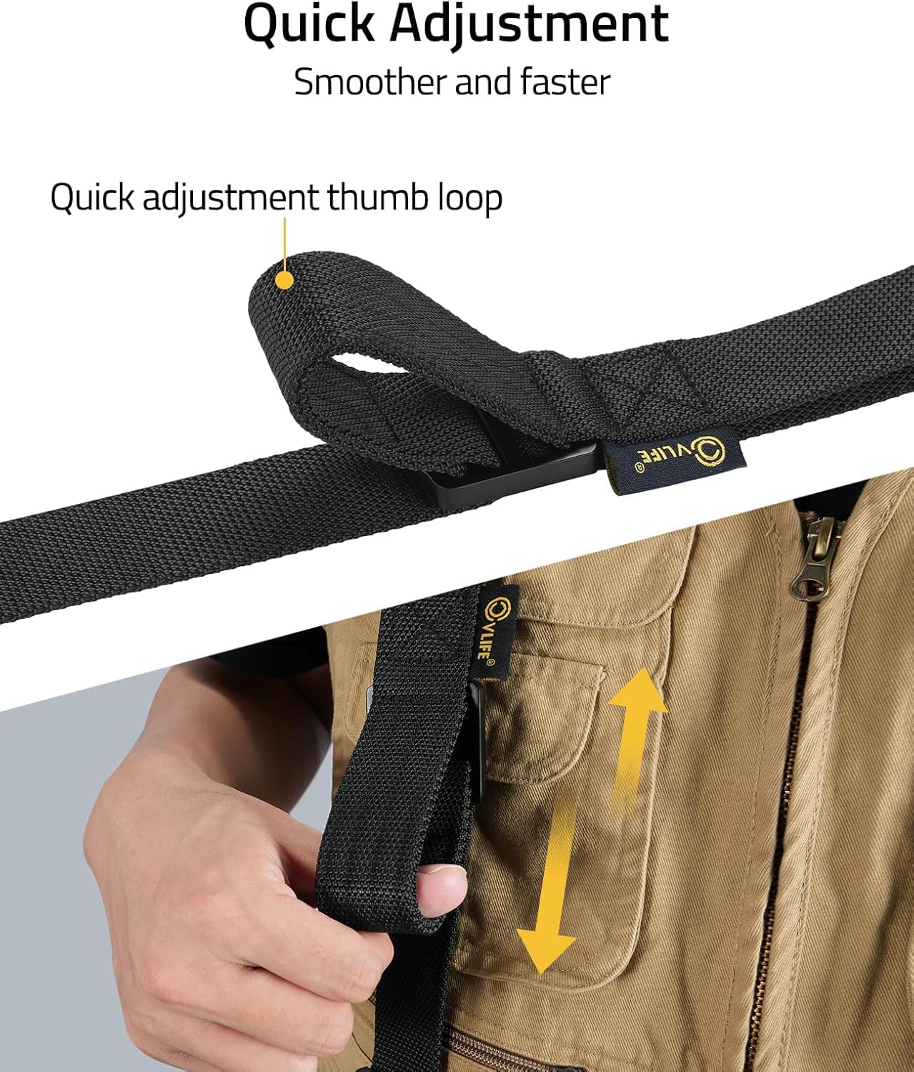 CVLIFE Two Point Sling Quick Adjust Rifle Sling Removable Wide Shoulder Pad Gun Sling with Elastic Sentry Strap and Sling Swivels