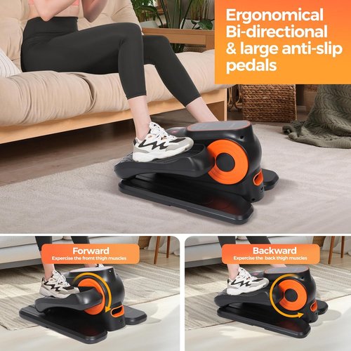 Elliptical Trainer by [Brand Name] - Under Desk Exercise Machine for Seniors | Compact & Easy to Use