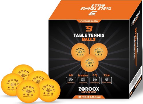 High-Performance 3-Star Table Tennis Balls - 40+ ABS Competition Grade | Available in Orange & White | Pack Sizes: 9, 18, 36, 72