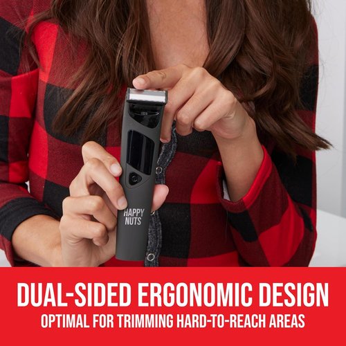 HAPPY NUTS The Ballber Pro Electric Groin & Body Hair Trimmer - Waterproof Grooming Kit for Men