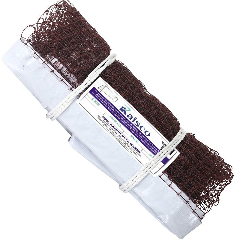 RAISCO 716F Nylon Special Four Side Tape Badminton Net (Brown)