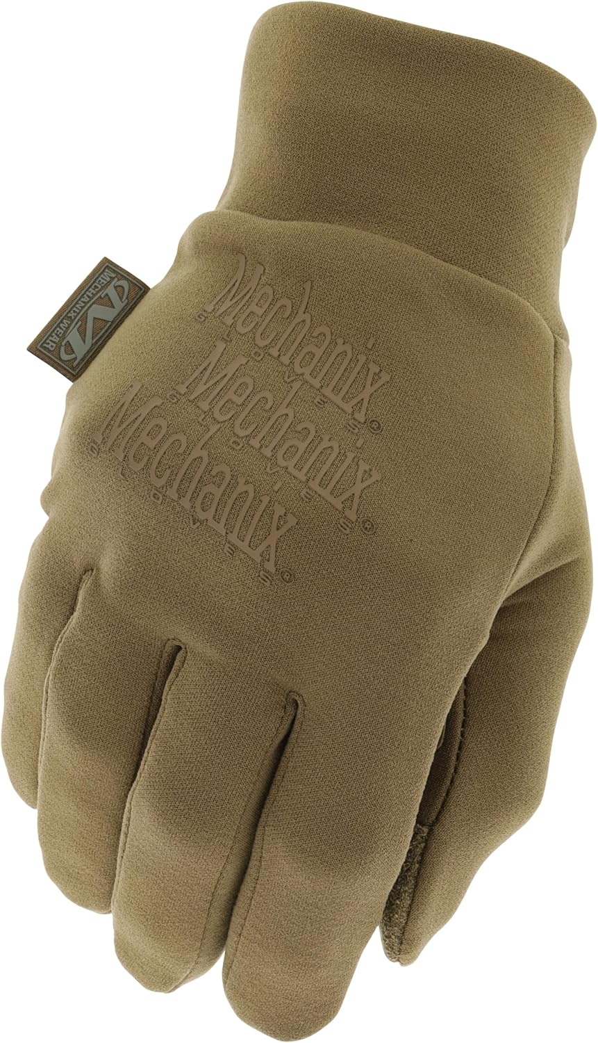 Mechanix Wear ColdWork Winter Work Gloves - SoftShell Micro-Fleece Liner - Touchscreen Compatible - Small - Coyote Brown