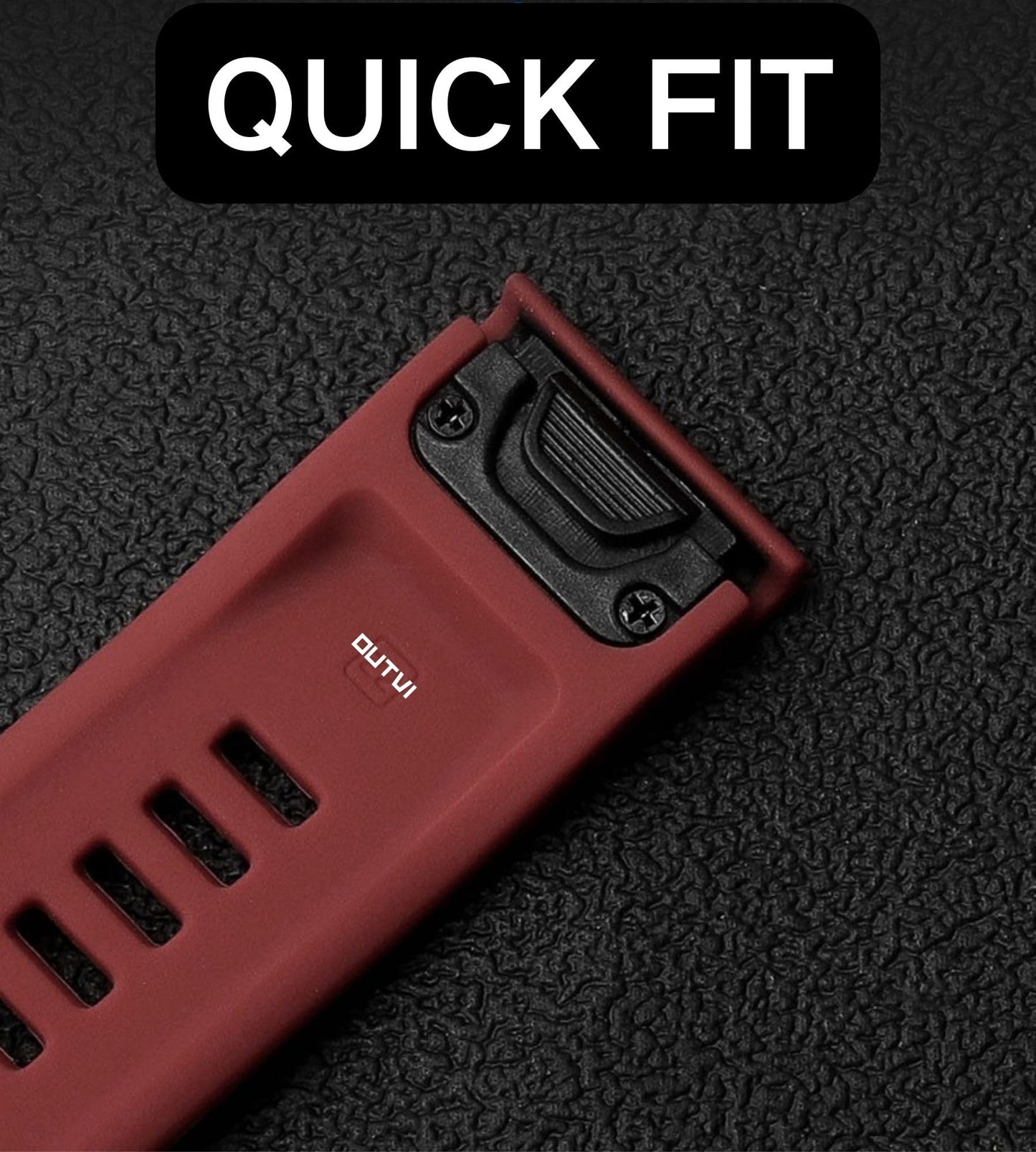 OUTVI 26mm watch band compatible with garmin fenix 5x 6x Pro 7x 3 hr rugged silicone quick fit 26 strap replacement for Epix Pro Gen 2 51mm Enduro 2 Descent Mk2 Mk2i Mk3i tactix men women Army Green