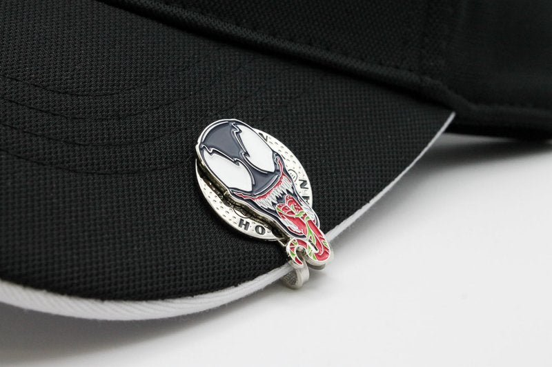 Mulligan Hooligan Golf Ball Marker + Magnetic Hat Clip, Funny and Unique Golf Gift, Premium Quality, The Perfect for Your Favorite Golfer, Golf Accessories for Any Occasions (Monster)
