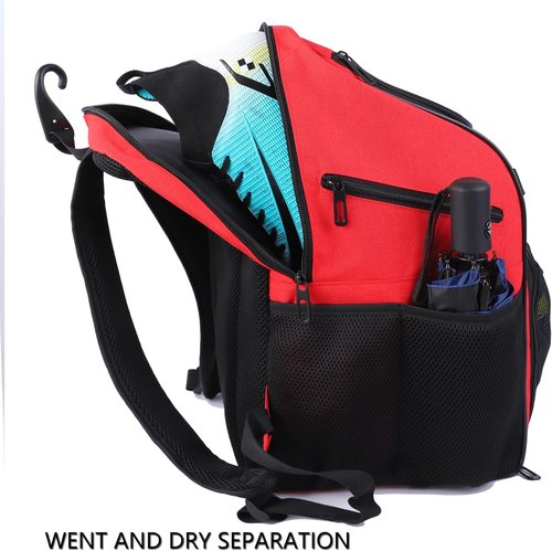 CapsLock Youth Soccer Bag - Versatile Backpack for Soccer, Basketball & Volleyball | Separate Cleat Compartment & Fence Hook
