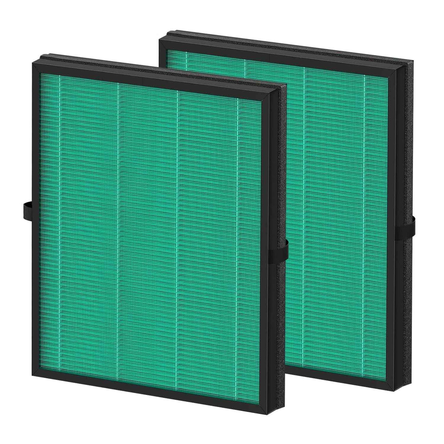 Jusfoouo 2-Pack MK04 Air Filter Replacement, Compatible with MK04 MG04JH Air Purifier Models, 4-in-1 H13 True HEPA Filter for Pet Dander, Dust, Pollen, and Hair – Pet Dander Version