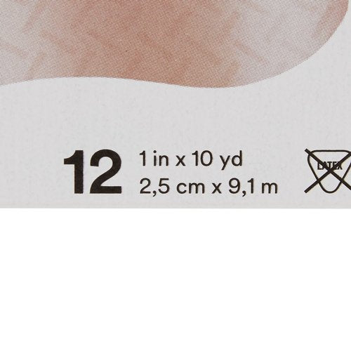 3M Microfoam Surgical Tape, Non-Sterile, Easy Tear Paper, Tan, 1 in x 10 yds, 12 Count