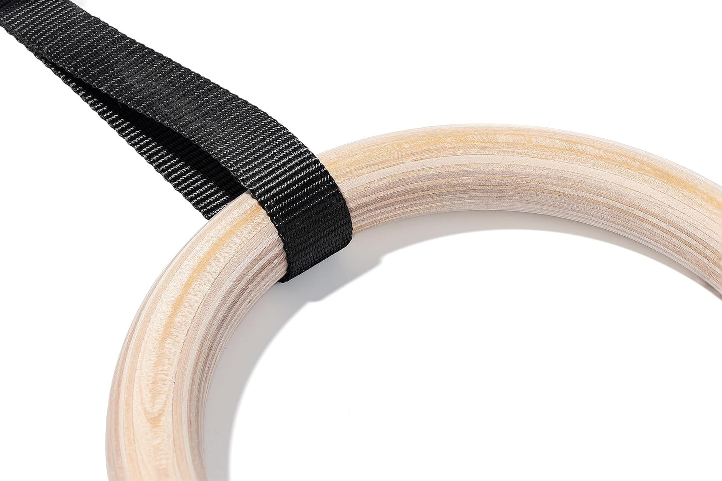 Skiennix Wood Gymnastic Rings - Olympic Strength Training Equipment | Durable & Adjustable