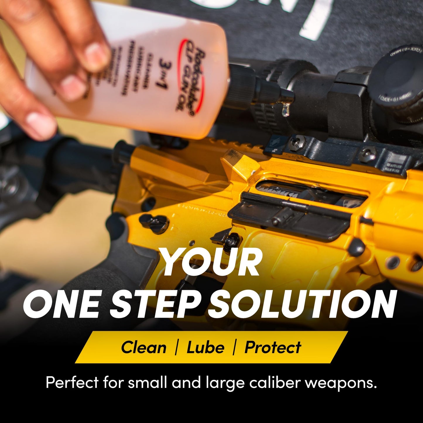 Radcolube - 3-in-1 CLP Gun Oil, Lubricates & Preserves All Types of Firearms, Military-Grade for Pin-Point CLP Gun Cleaning, Gun Oil and Cleaner Kit Essential, 2 oz Needle Oiler Bottle