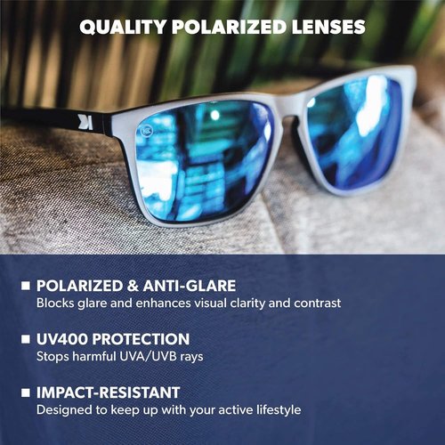 Knockaround Fast Lanes Polarized Sunglasses - Lightweight Design with UV400 Protection for Men & Women