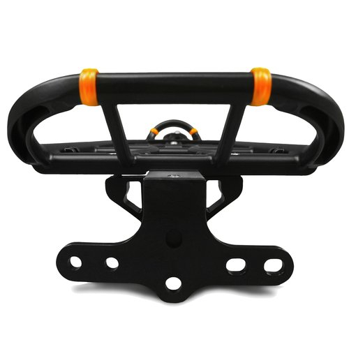 Ibera Seatpost-Mounted Rear Bike Rack - Quick-Release Bike Cargo Rack for 26"/700c Frames - 22 lbs Capacity & Adjustable Length - Weather Resistant Bicycle Rear Rack, Lightweight Anodized Aluminum