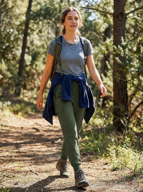 Libin Women's Cargo Joggers - Lightweight Quick-Dry Hiking Pants for Casual Travel | Comfortable Fit