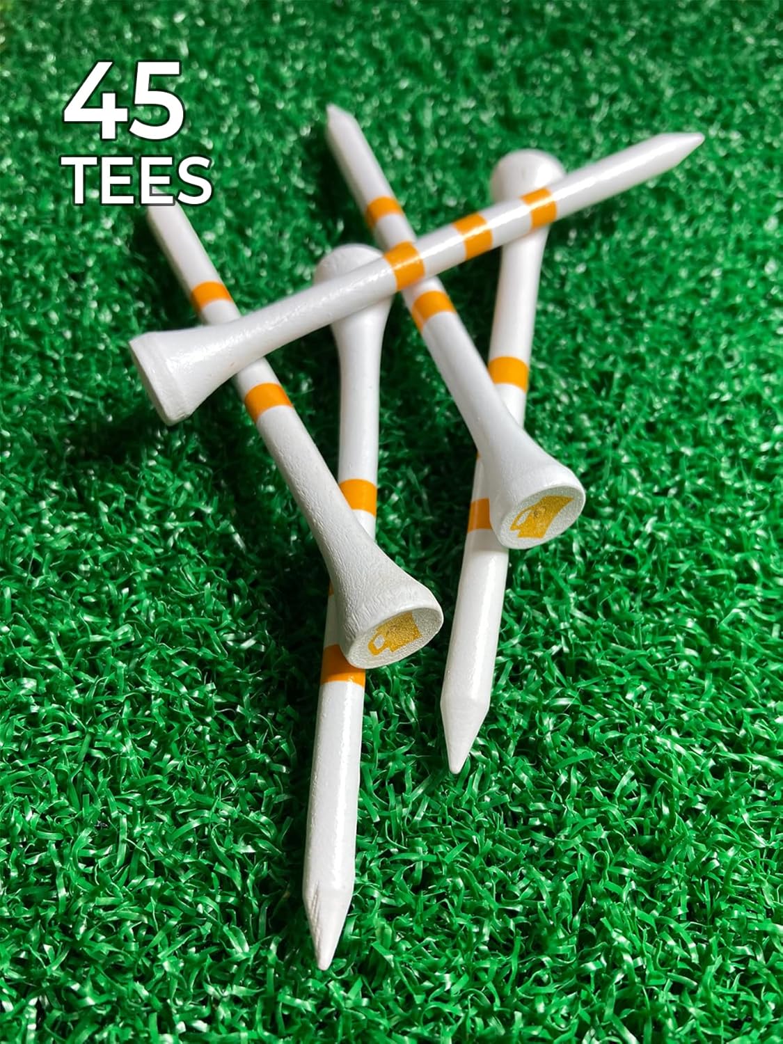 PrideSports Beer Mug Tees - Durable 2-3/4" Size | Classic White Design for Golf Enthusiasts