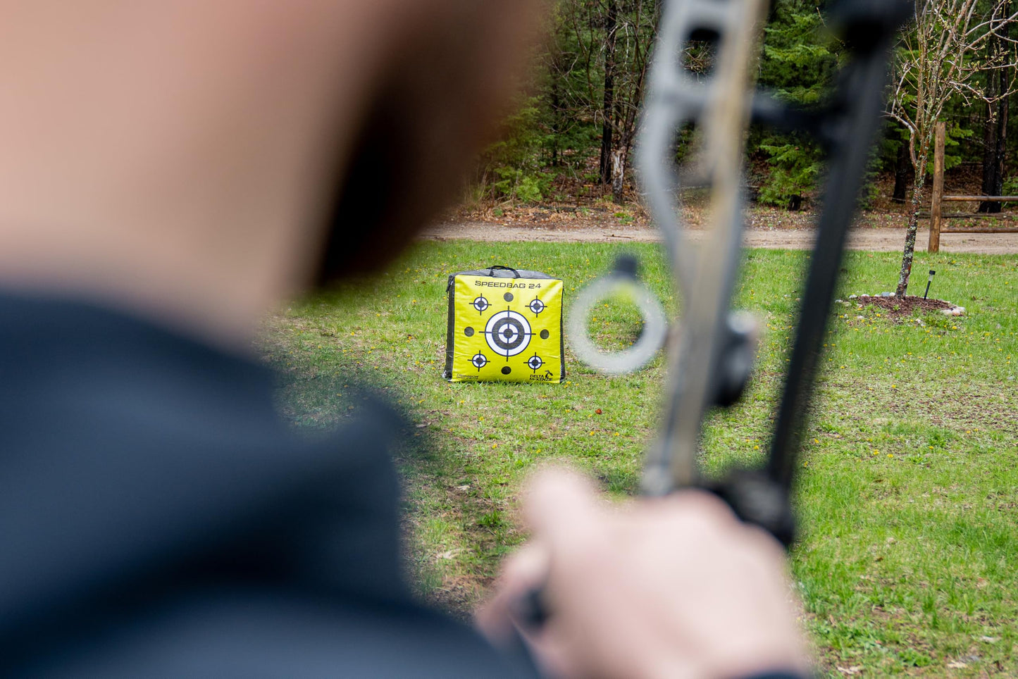 Delta McKenzie Speedbag 24" Archery Target - High Performance 475 FPS Dual-Sided Bag Target for Compound Bows & Crossbows - Field Point Compatible with Easy Arrow Removal