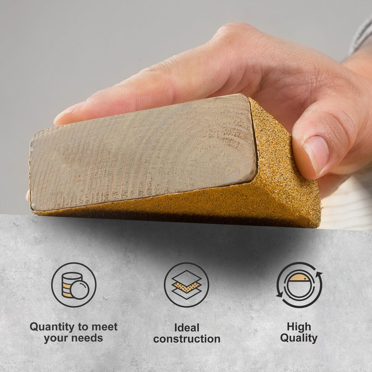 CowboyBOB Self Adhesive Stickyback PSA Sandpaper 400-Grit Sandpaper Roll 2-3/4in x 20 Yards Aluminum Oxide Longboard Sand Paper Sanding Sheet