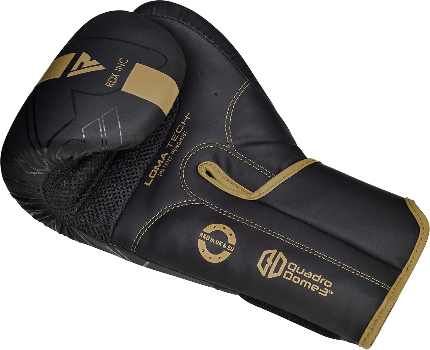 RDX Boxing Gloves - Pro Training & Sparring | Maya Hide Leather for Muay Thai & MMA | Ventilated Palm, Multi-Layered, 8-18 Oz Options