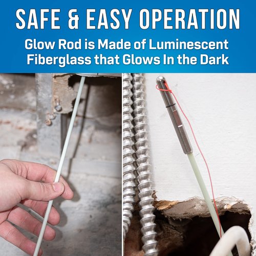 Jonard Tools RDG-9, Compact Glow Rod Kit, 9 ft, 3/16” Diameter