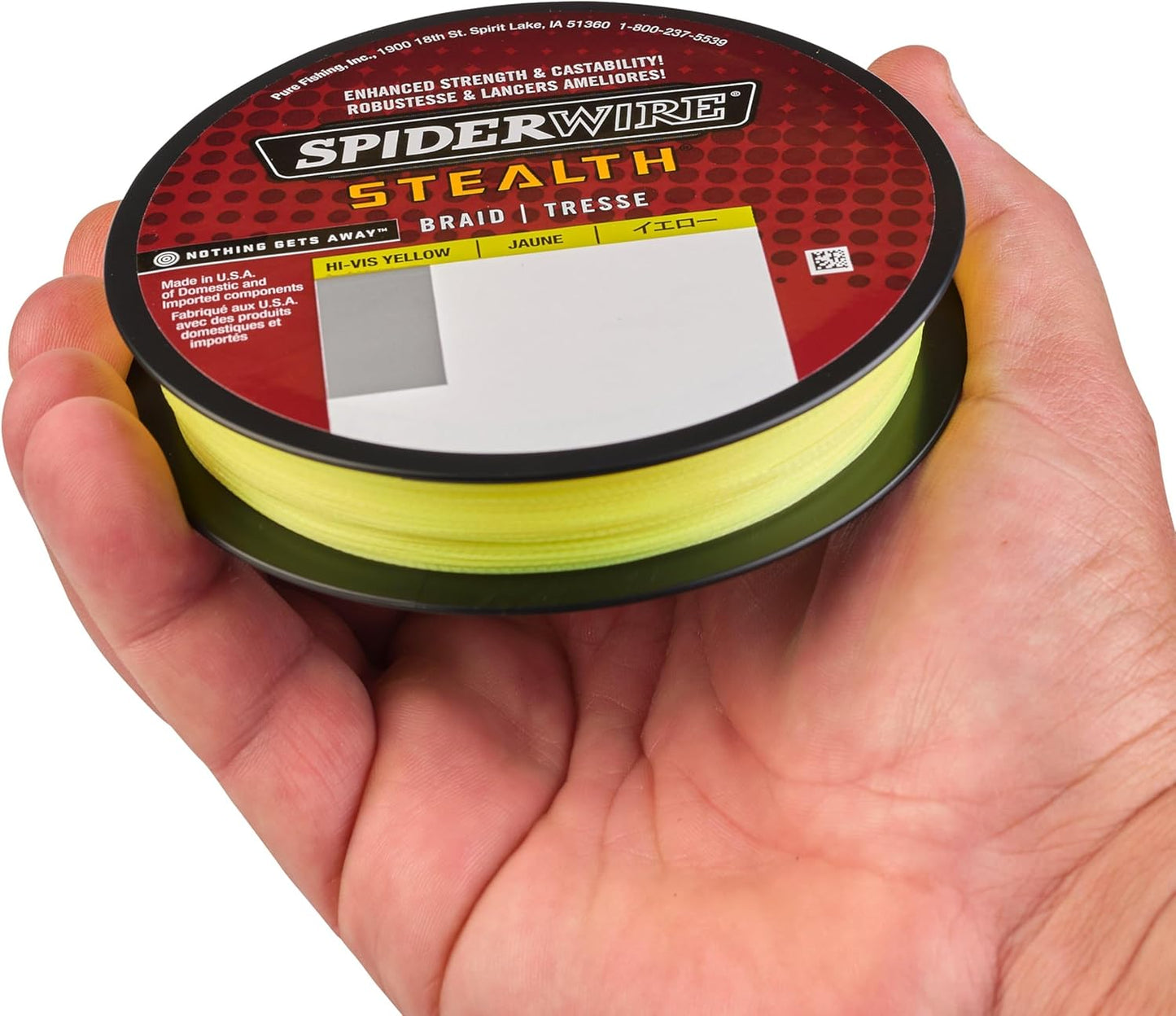 SpiderWire Stealth Braid Fishing Line - High Strength, Low Visibility | 150 Yards, Green