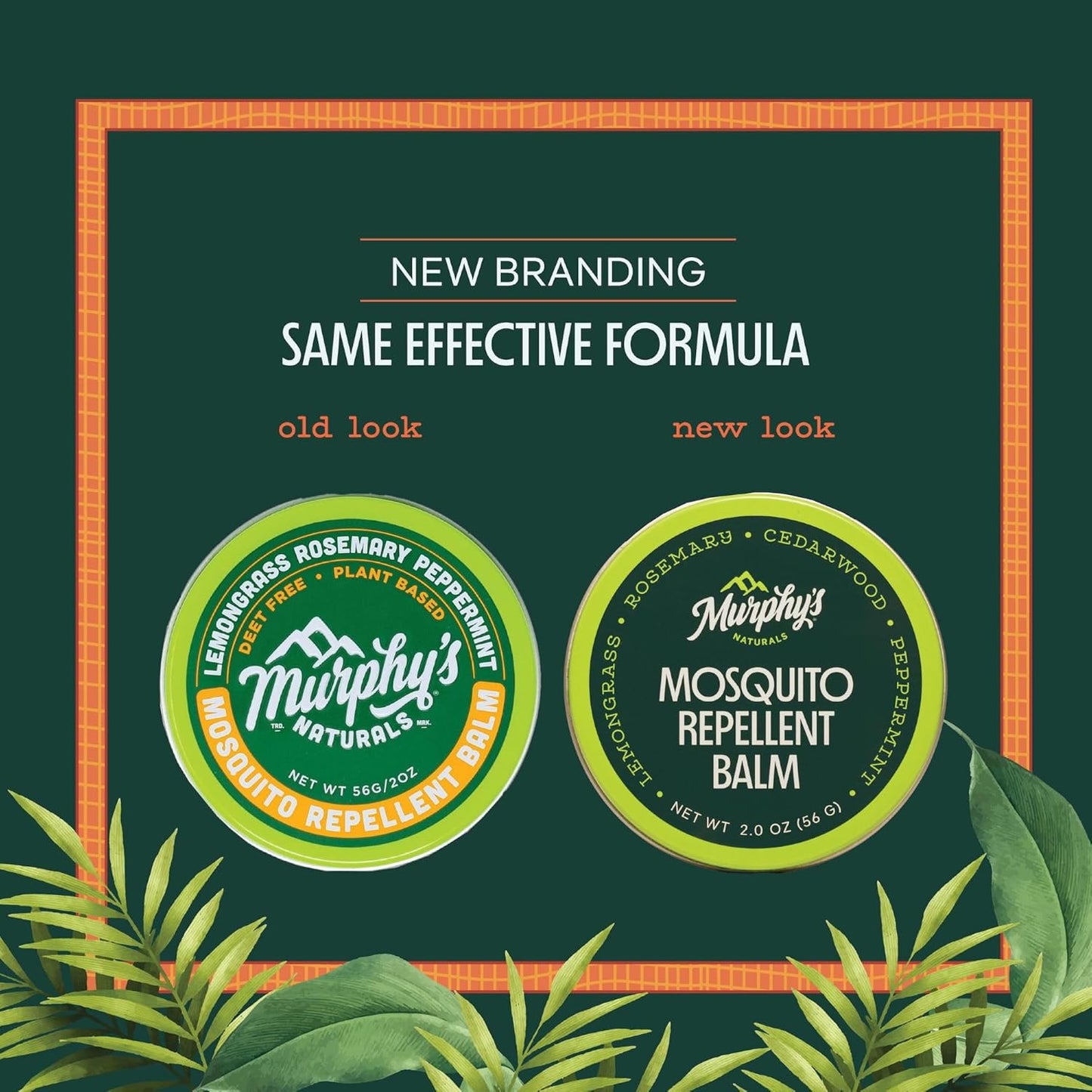 Murphy's Naturals Mosquito Repellent Balm - Plant-Based Outdoor Protection with Cedarwood & Lemongrass | 0.75 oz