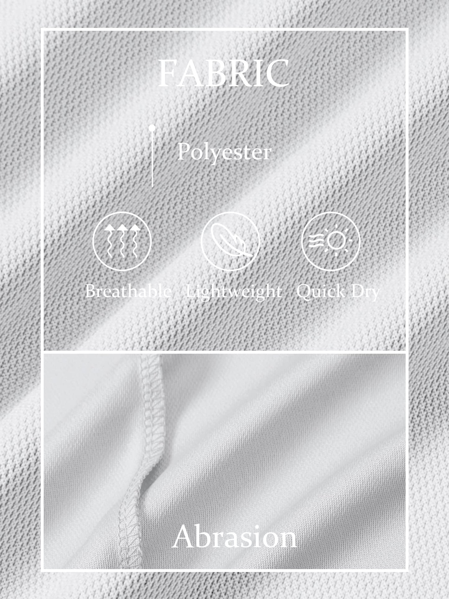 TACVASEN Mens Golf Shirt Dry Fit Mens Polo Shirts Short Sleeve Performance Golf Polos for Men with Collar Work Shirts White, M