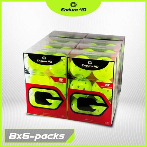 Golden Set Endure 40 Pickleball Balls | Tournament Ball | USA Pickleball Approved (48)