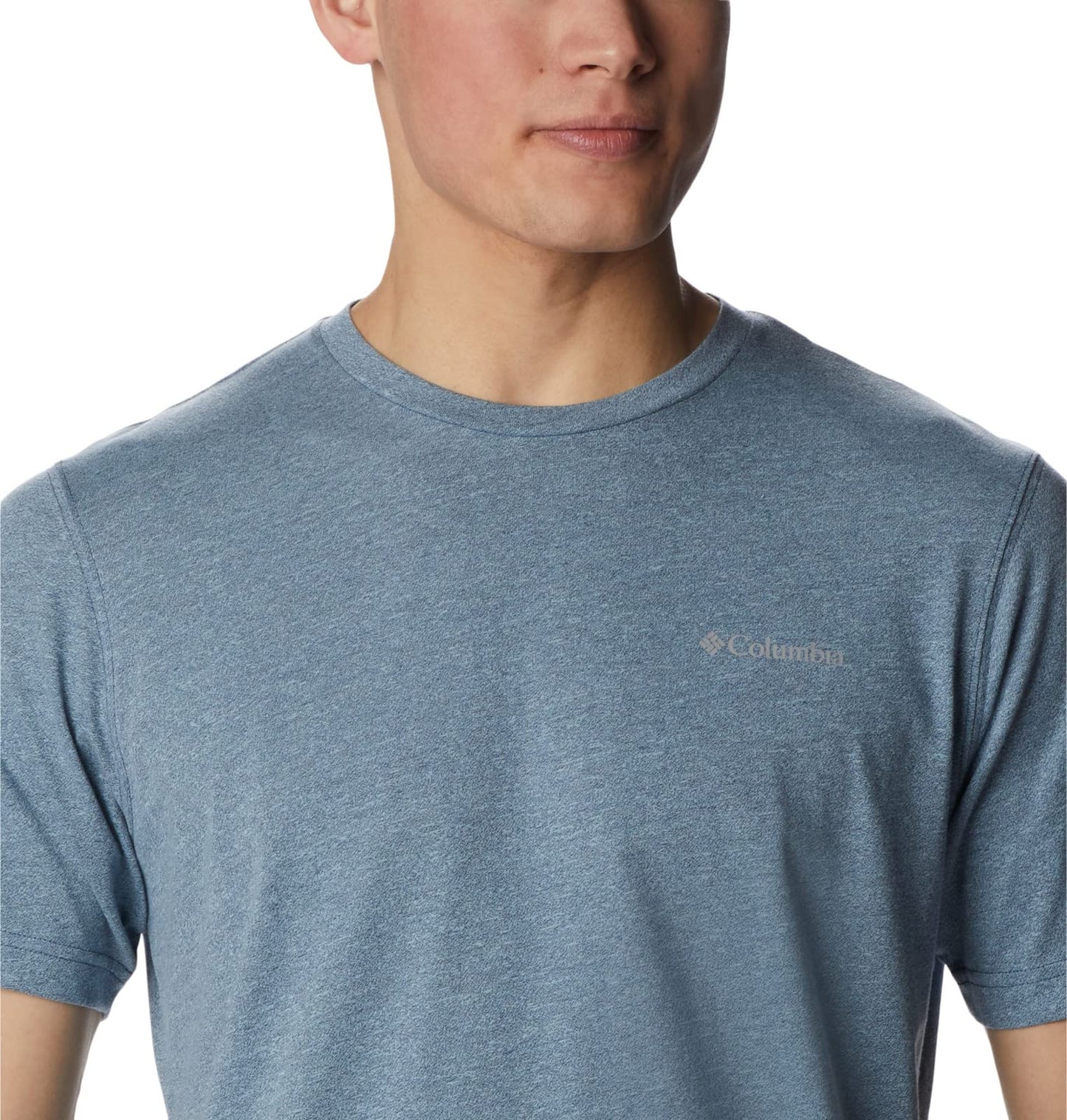 Columbia Men's Thistletown Hills Short Sleeve, Dark Mountain/Sky Blue, XX-Large