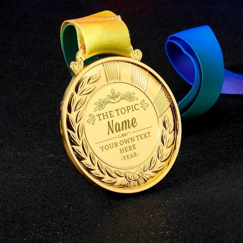 Custom Gold Medals - Personalized Award Medals for Sports, School Events & Ceremonies | Design Your Own