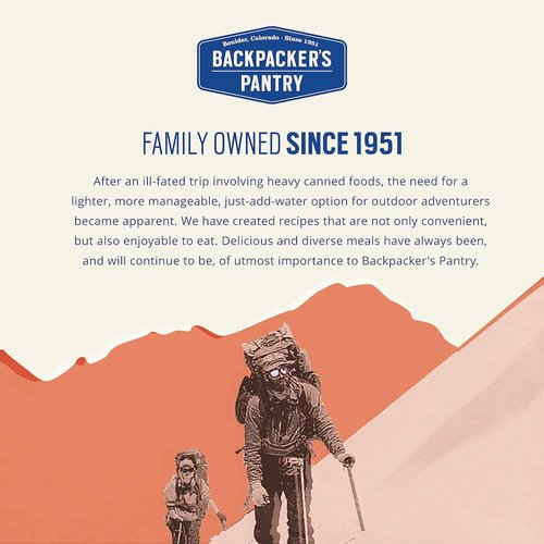 Backpacker's Pantry Granola - Blueberries, Almonds & Milk - 1 Serving Pouch for Outdoor Adventures