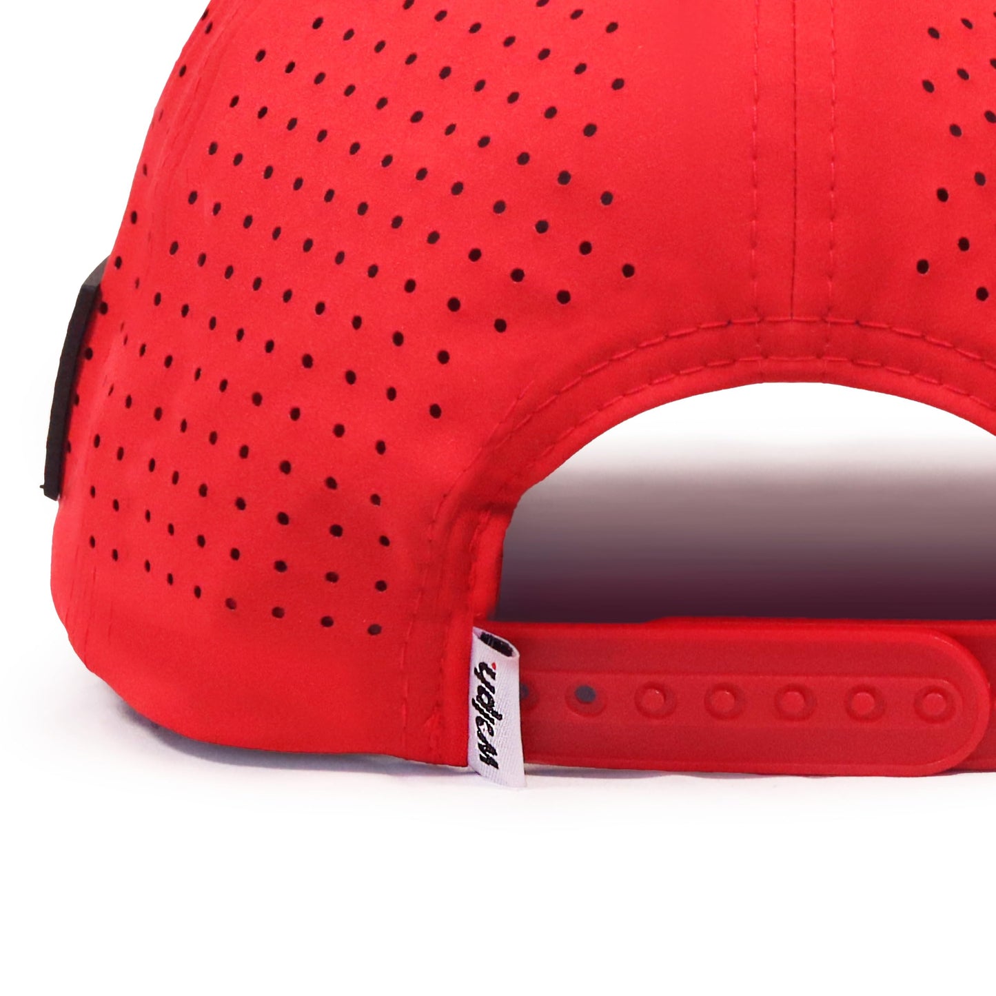 wolph American Golf Hat – Funny Golf Snapback Cap – Rope Golf Hat – Adjustable & Breathable – Funny Golf Gift for Men and Women. Red