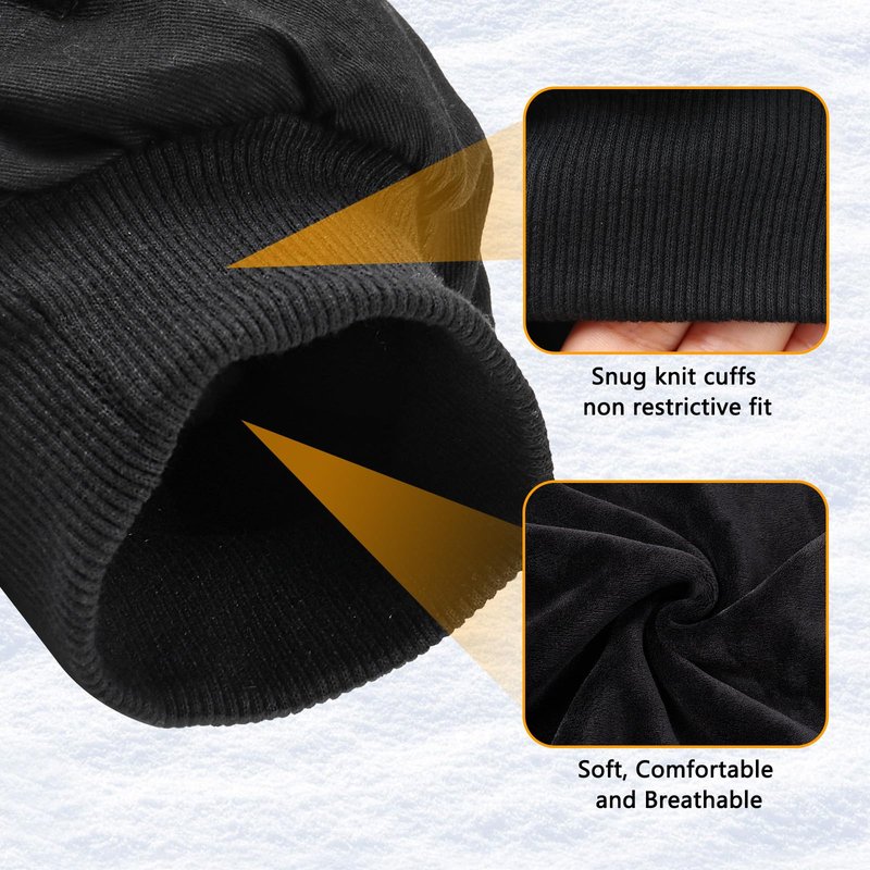 2 Pcs Football Hand Warmer Pouch, Football Warmer Bag Black HandWarmer Pouch Hand Muffs with Zipper Pocket and Adjustable Strap for Soccer, Golf, Fishing, Winter Outdoor Walk (Youth)
