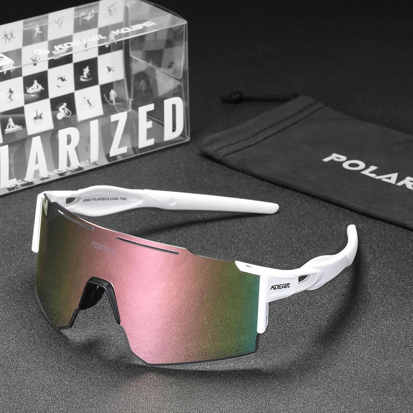Skiennix Sports Polarized Sunglasses - UV400 Protection for Cycling, Running & Golf | Unisex Design