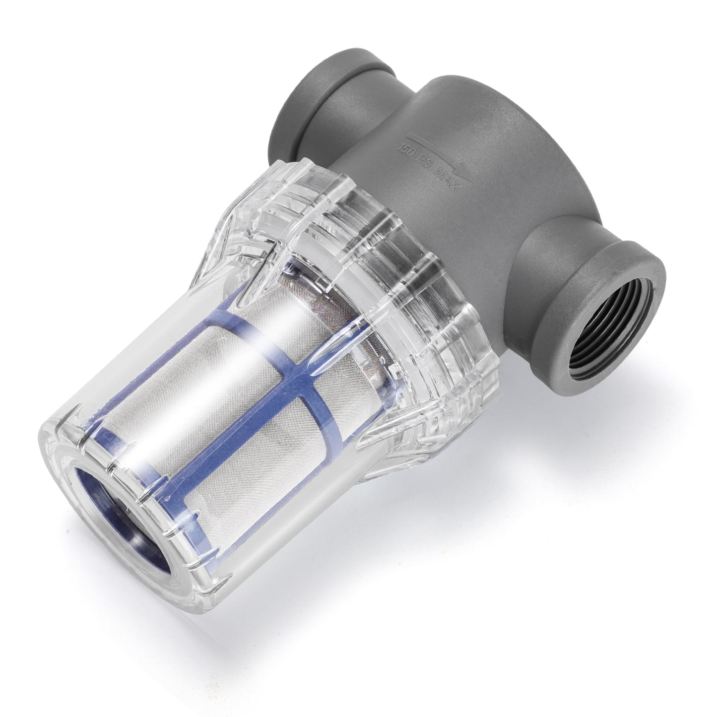 3/4'' Female NPT in-Line Strainer - Garden Hose Filter for High Pressure Washer, Sediment Filter with 100 Mesh Stainless Steel Screen (3/4'' 100 Mesh)