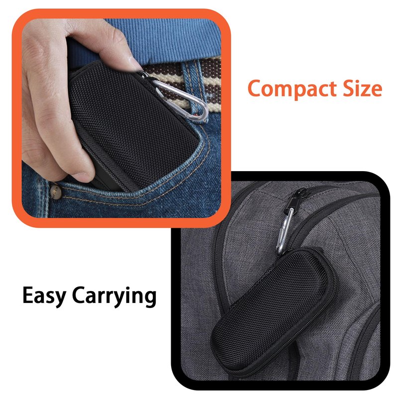 Hard Storge Case Replacement for AliveCor Kardia Mobile ECG Monitor Device 6/1L /SHANREN Heart Rate Monitors with Pill Organizer by Aenllosi