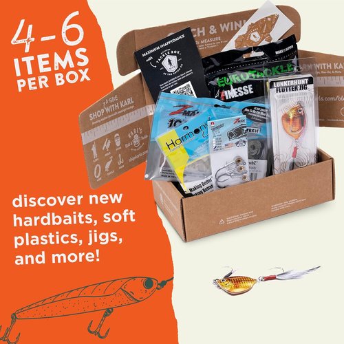 Catch Co Mystery Tackle Box - Inshore Saltwater Fishing Kit for Redfish, Striped Bass & More