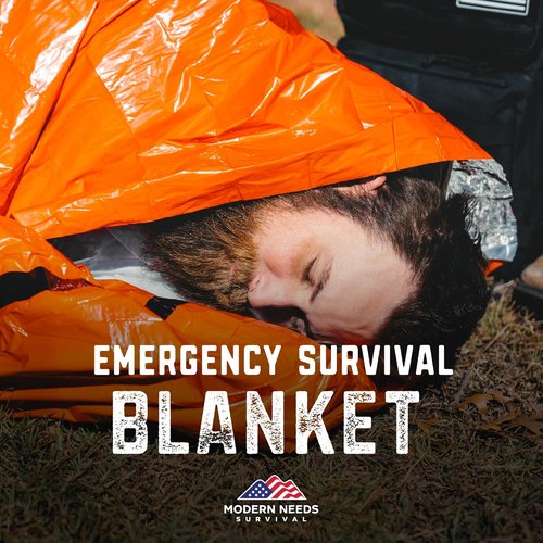 **MODERN NEEDS Emergency Sleeping Bag - Thermal Bivy Sack & Survival Blanket | Ideal for Outdoor Adventures**
