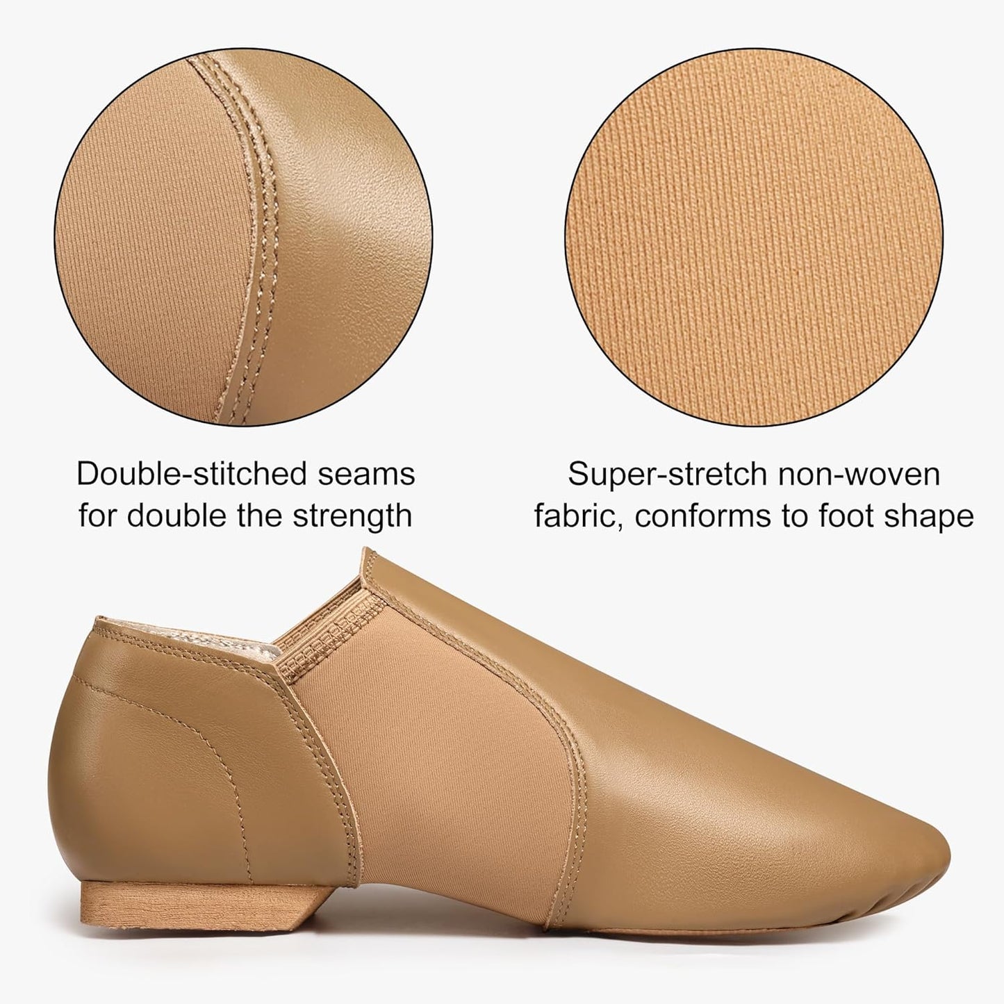 ARCLIBER Jazz Shoes for Women | Slip-On Design for Comfort and Style - Perfect for Dance Classes