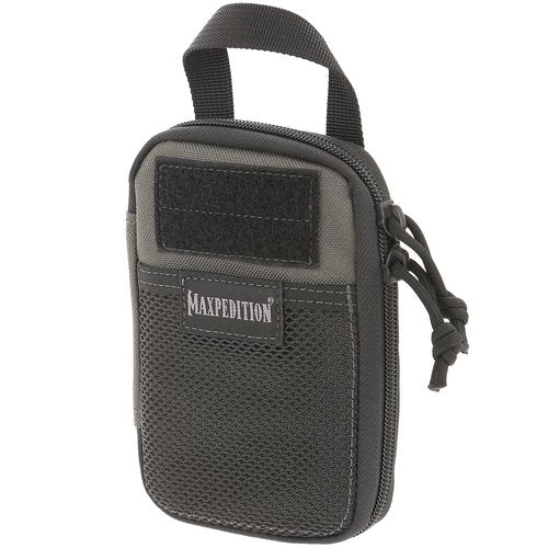 MAXPEDITION Mini Pocket Organizer (4” x 6” x 1”) EDC Pouch, Tactical Tool Pouch for Organization, MOLLE Accessories for Everyday Carry (Wolf Gray) 0259W