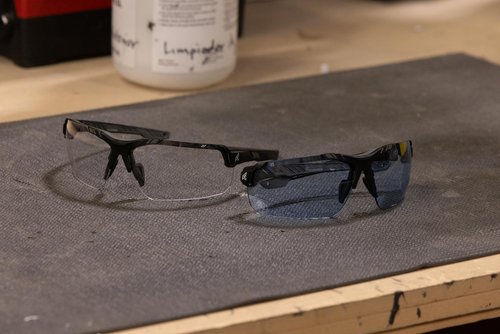 Edge Eyewear Tacana ANSI Z87.1 Safety Glasses for Men with Anti-Fog Lenses