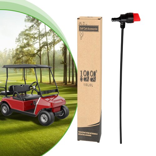 10L0L Golf Cart Fuel Siphon Pickup Tube for Club Car DS 1992-up, Precedent 2005-2008 Gas, with Shut Off Valve, OEM 1018969-01, 101896901, 6725, 8969